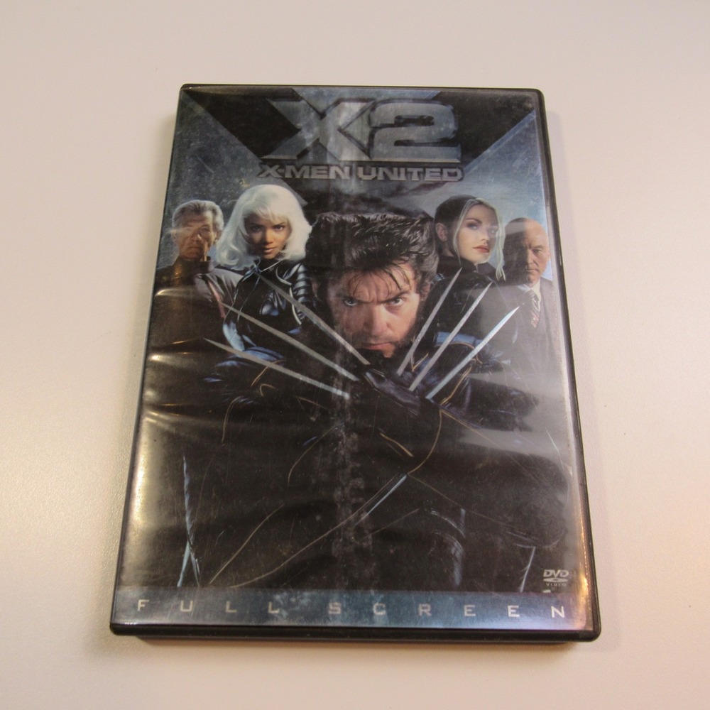 X2 X-Men United DVD Full Screen Edition‎ 2-Disc Set Marvel Comics Movie